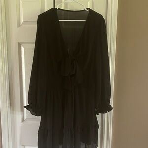 Elegant Black Women's Dress
